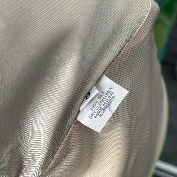 Fabulous Colorful 100% Silk 💚 St. Vincent Dress with Adjustable Straps - Size 8 - Picture 10 of 10